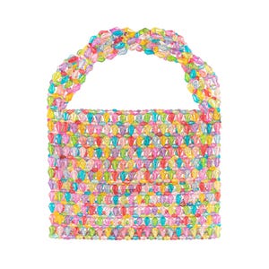 Classic Rainbow Water Drop Beaded Mini Bag