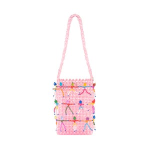 Bones & Blooms Beaded Shoulder Bag