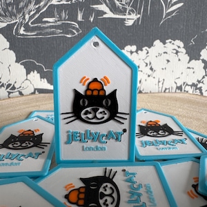 3D gedruckter Ersatz Jellycat Swing Tag - Anhänger für Stofftiere & Sammlerstücke
