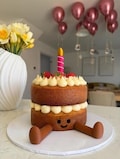 Jellycat style Candle Cake Topper Set & Personalised Tags - Custom Kawaii Birthday product logo