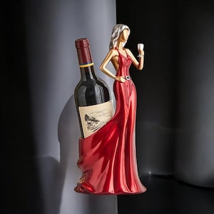 Stylish Wine Rack for Home Bar – Wine Bottle Holder Stand, Modern Display for Red Wine, Beer, Whiskey – Home Decor & Gift Idea