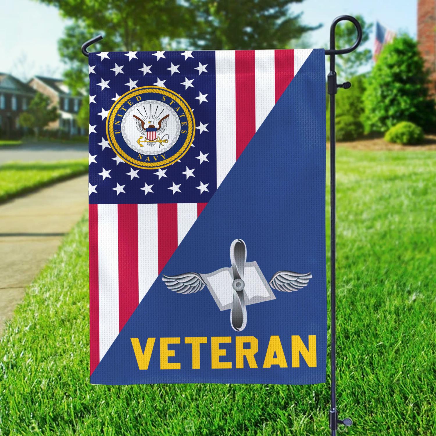 Discover Aviation Maintenance Administrationman Navy Veteran Military Garden Flag, Navy US Double-sided-Flag, American Patriotic Welcome Flag