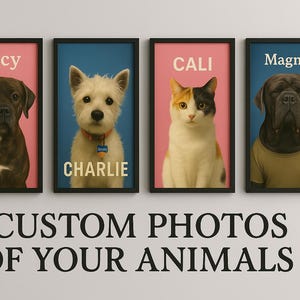 Your Pet, Their Portrait! – Custom Animal Art-Digital Download!!