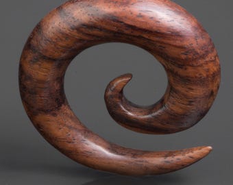 Dehnspirale Sono Holz Dehnschnecke Expander Taper Sichel Spirale Ohr Piercing Dehnsichel WP3