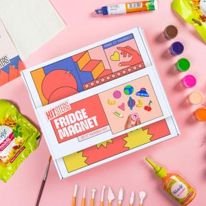 Kitsters DIY Fridge Magnet Kit | Make your own Magnets with Clay