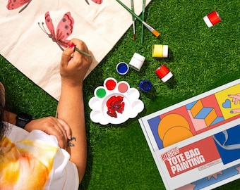 DIY Tote Bag Painting Kit | Cotton Bag Fabric Art