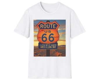 T shirt vintage Arizona route 66 - Pour Homme - La French Touch