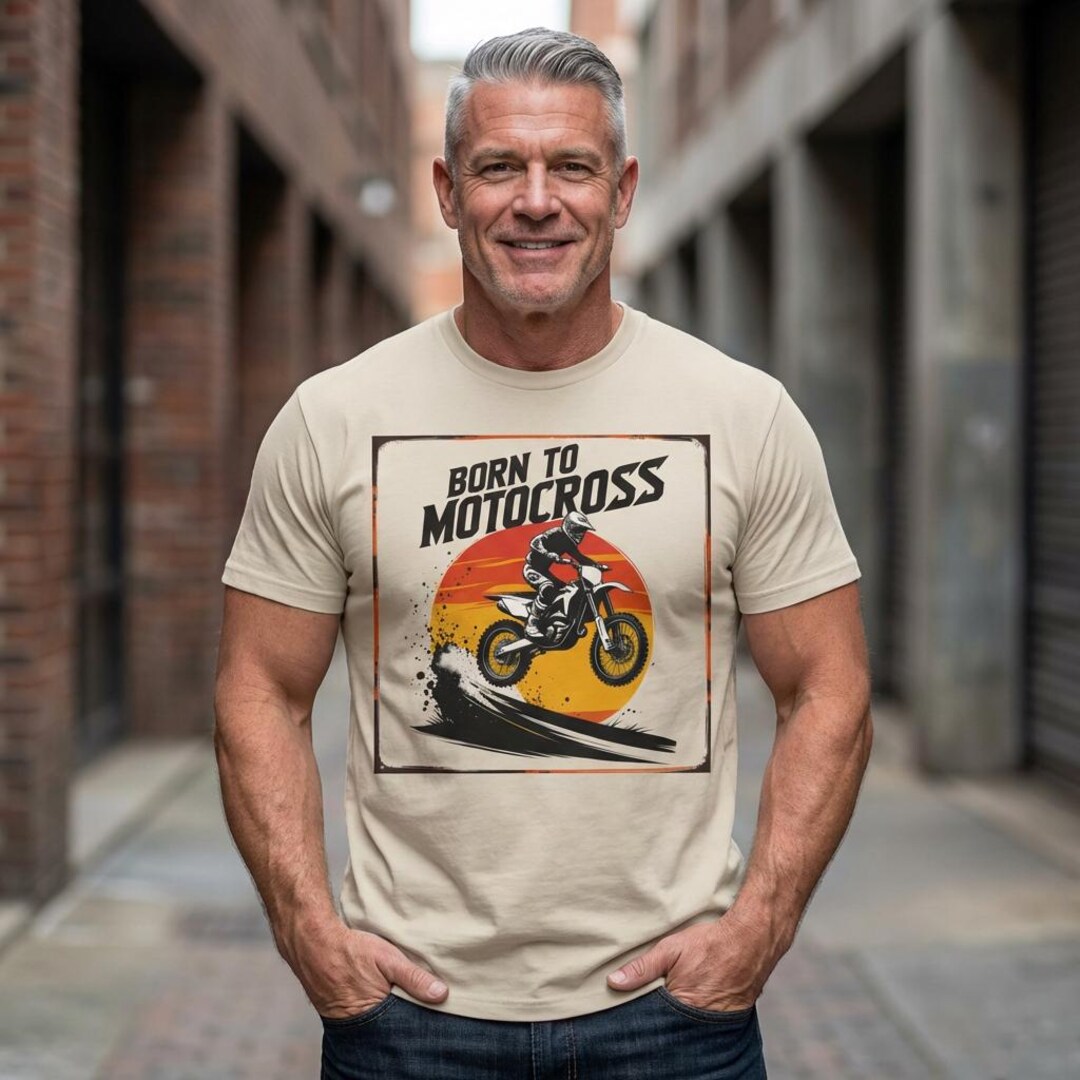 レトロモトクロスTシャツ、ヴィンテージモトクロスアパレル、ユニ