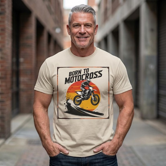 レトロモトクロスTシャツ、ヴィンテージモトクロスアパレル、ユニ