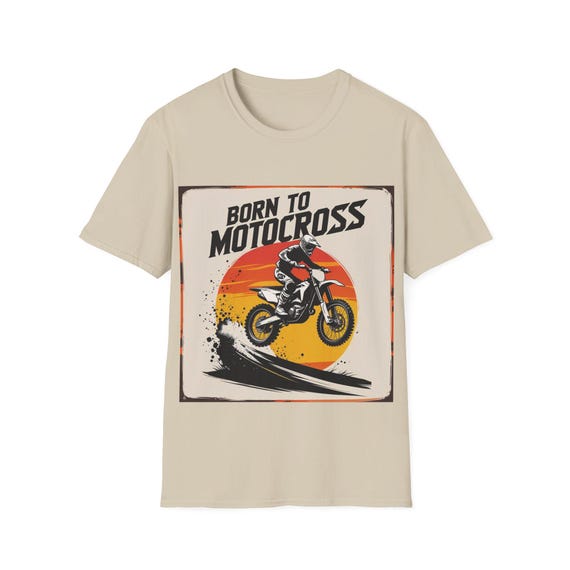 レトロモトクロスTシャツ、ヴィンテージモトクロスアパレル、ユニ
