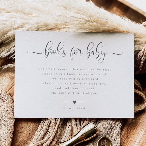 Book Instead of Card Etsy