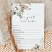 Prayers for Baby Card Printable, Advice and Wishes for Baby, Boho Baby ...