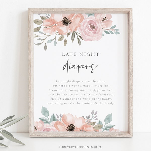 Diaper Notes Baby Shower Etsy