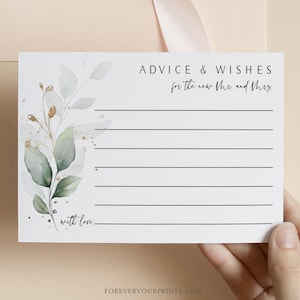 Wedding Advice Cards, Marriage Advice Cards, Digital Download