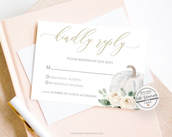 Wedding Rsvp Card Template Editable Response Wedding Rsvp Card Template Editable