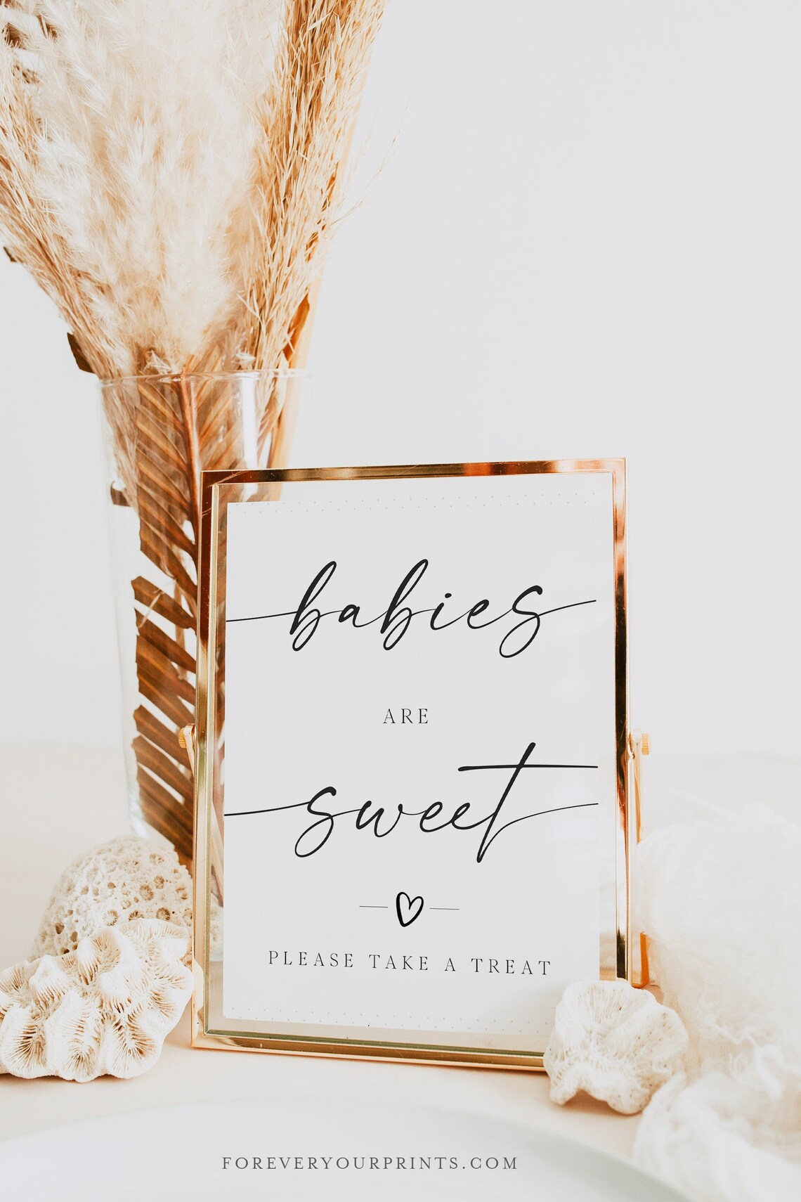 Babies Are Sweet Sign Printable Baby Shower Sign Printable - Etsy