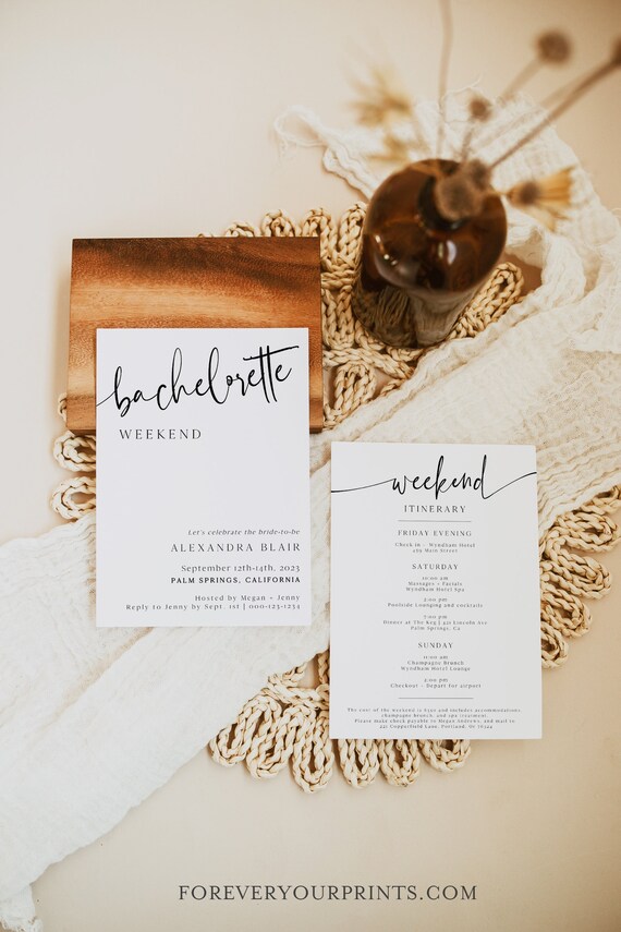 Bachelorette Invitation Template Weekend Itinerary Printable Girls bachelorette-invitation-template-weekend-itinerary-printable-girls