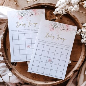 Baby Shower Bingo Game | Printable Baby Shower Activity | Editable Baby Shower Bingo Card | Fun Baby Shower Game | Instant Download