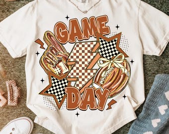 Glitter Gameday Png, Retro Checkered Football Png, Game Day Football Png, Football Coquette Png, Touchdown Season Png, Football Mom Png