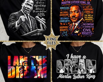 Martin Luther King PNG, Dream Like a King Png, MLK Black History Month Png, Mlk Days Png, Civil Human Rights Leader Sublimation Design