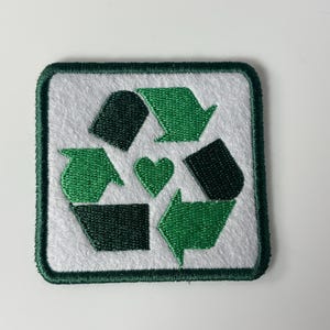 Toppa "Recycle Love" / Design da realizzare con il telaio