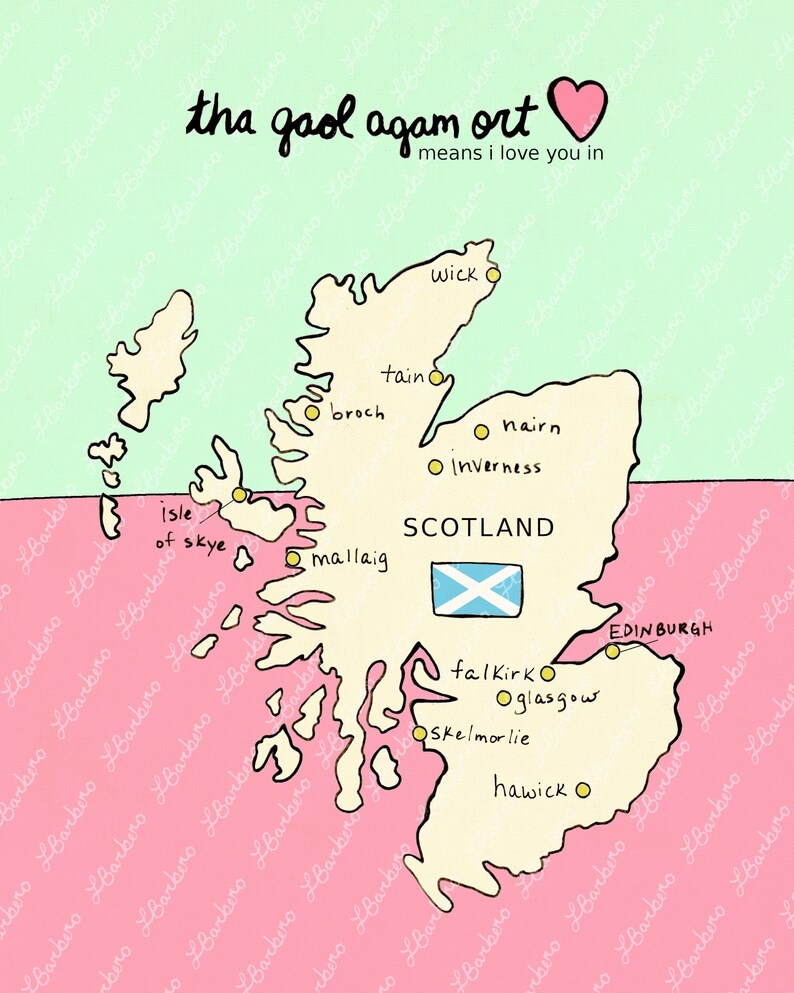 Printable Download Scotland Print, Scottish, Scot, UK Map, Chart ...