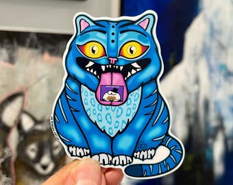 Kpop デーモンハンター ダーピー タイガー ステッカー - Etsy 日本