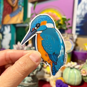 Kingfisher Bird Vinyl Sticker