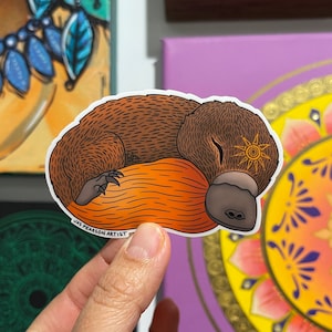 Platypus Vinyl Sticker