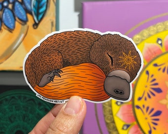 Platypus Vinyl Sticker