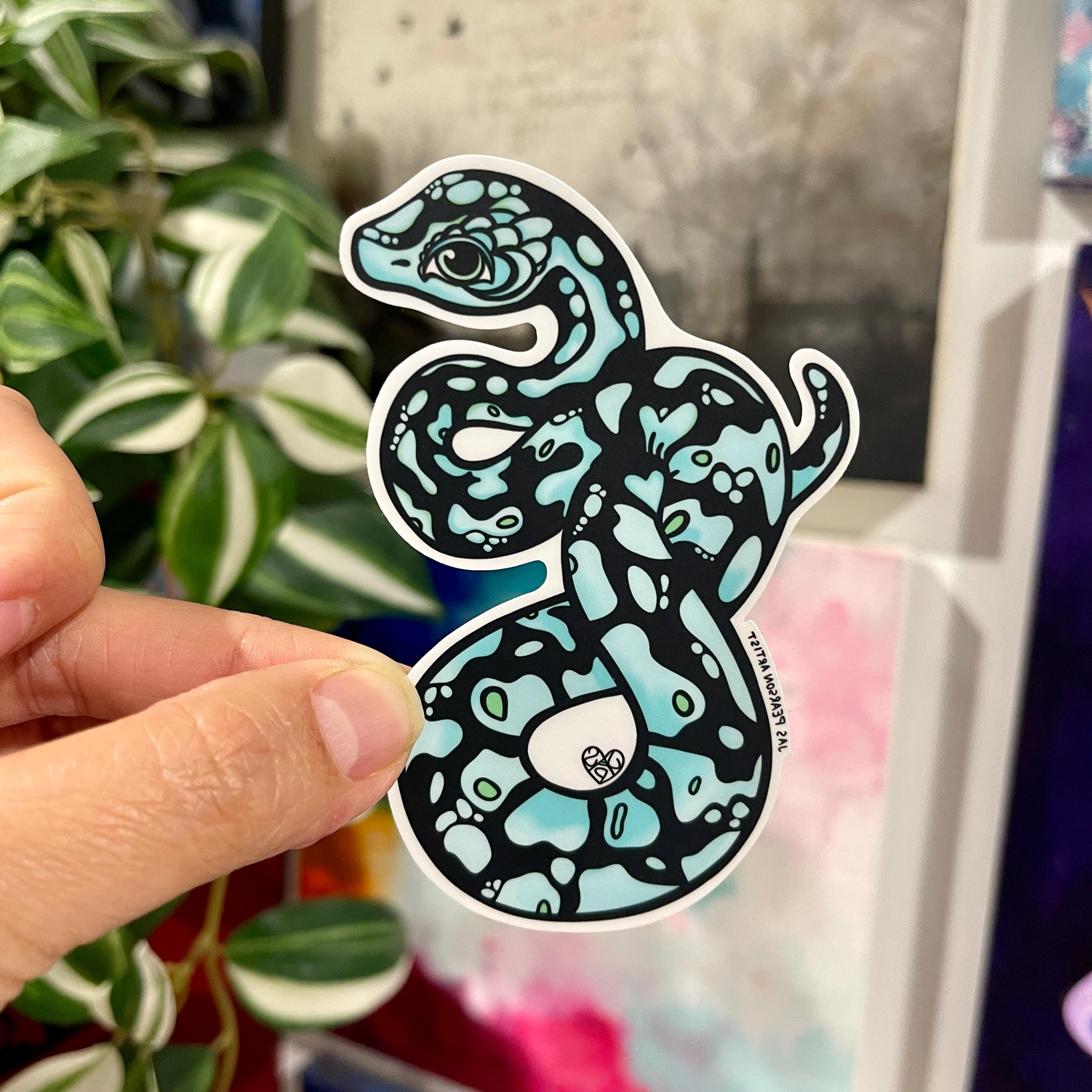 Snake Vinyl Sticker - Etsy