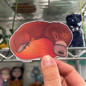 Platypus Vinyl Sticker