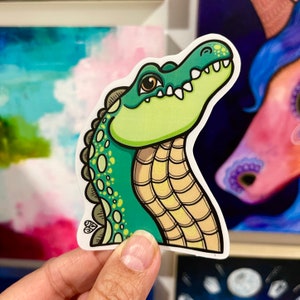 Crocodile Vinyl Sticker