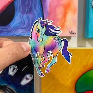 Rainbow Pony Vinyl Sticker