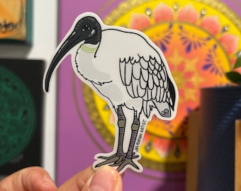 Bin Huhn Vinyl-Aufkleber