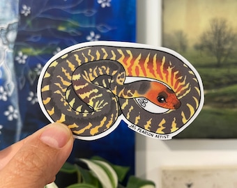 Woma Python Vinyl Sticker