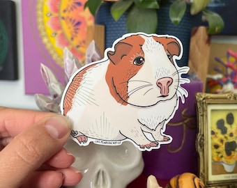 Guinea Pig Vinyl Sticker