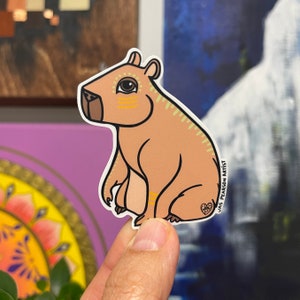 Capybara Aufkleber