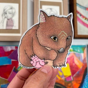 Wombat Vinyl Sticker