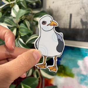 Seagull Bird Vinyl Sticker