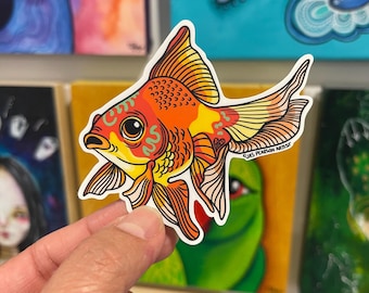 Goldfisch Vinyl Sticker