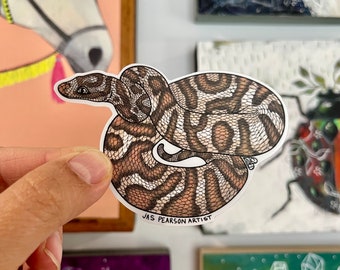 Naklejka winylowa Carpet Python