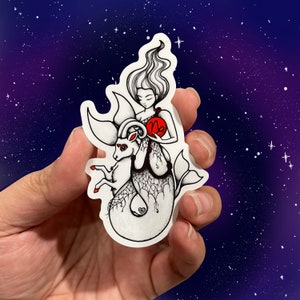 Steenbok sterrenbeeld dierenriem vinyl sticker