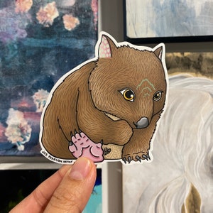 Wombat Vinyl Sticker