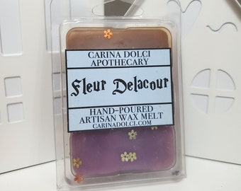 Fleur Delacour | Wax Melt | Soy Free | Paraben Free | Phthlate Free | Carina Dolci Apothecary