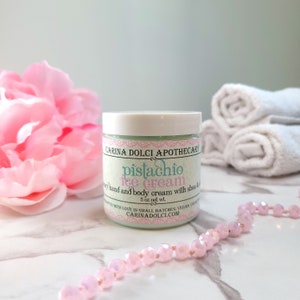 Pistachio Ice Cream | Luxury Hand and Body Lotion | Shea and Aloe | Carina Dolci Apothecary