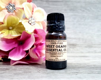 Sweet Orange | Essential Oil | Therapeutic | Natural | Diffuser Oil | Carina Dolci Apothecary