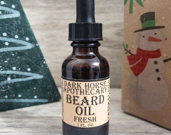 Fresh | Beard Oil | Natural Oils and Extracts | Skin Care For Men | Dark Horse Apothecary