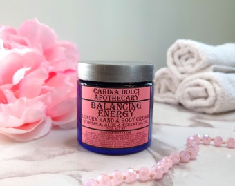 Balancing Energy | Luxury Hand and Body Lotion | Essential Oil | Shea and Aloe | Carina Dolci Apothecary