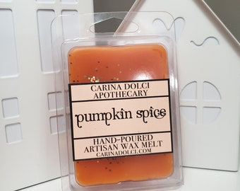 Pumpkin Spice | Wax Melt | Soy Free | Paraben Free | Phthlate Free | Carina Dolci Apothecary